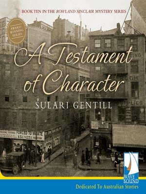 A Testament of Character - Audiobook